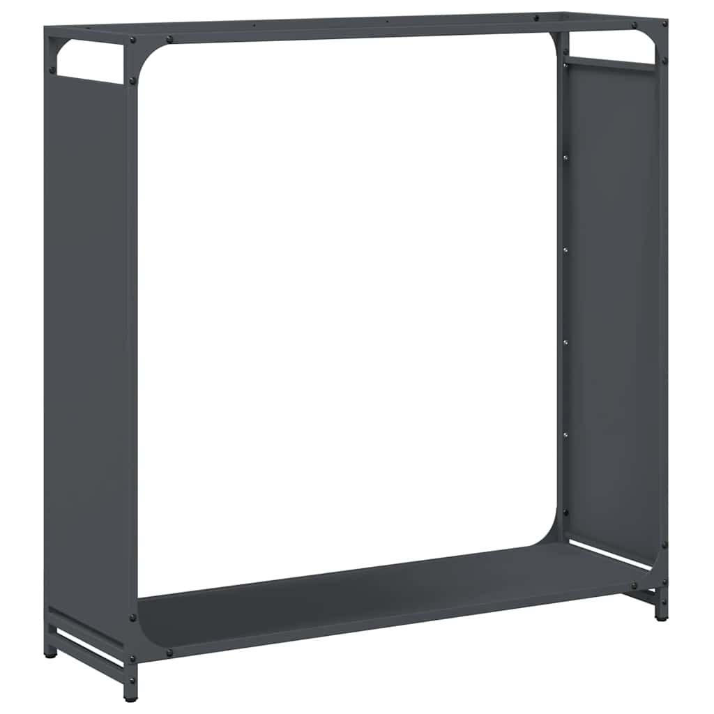 Brandhoutrek 90x28x90 cm koudgewalst staal antracietkleurig