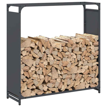 Brandhoutrek 90x28x90 cm koudgewalst staal antracietkleurig