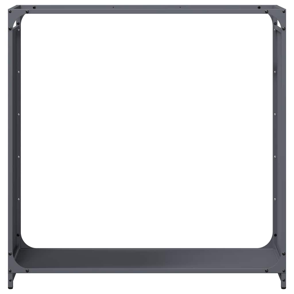 Brandhoutrek 90x28x90 cm koudgewalst staal antracietkleurig
