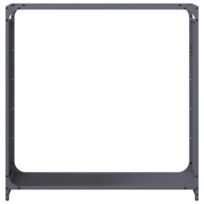 Brandhoutrek 90x28x90 cm koudgewalst staal antracietkleurig