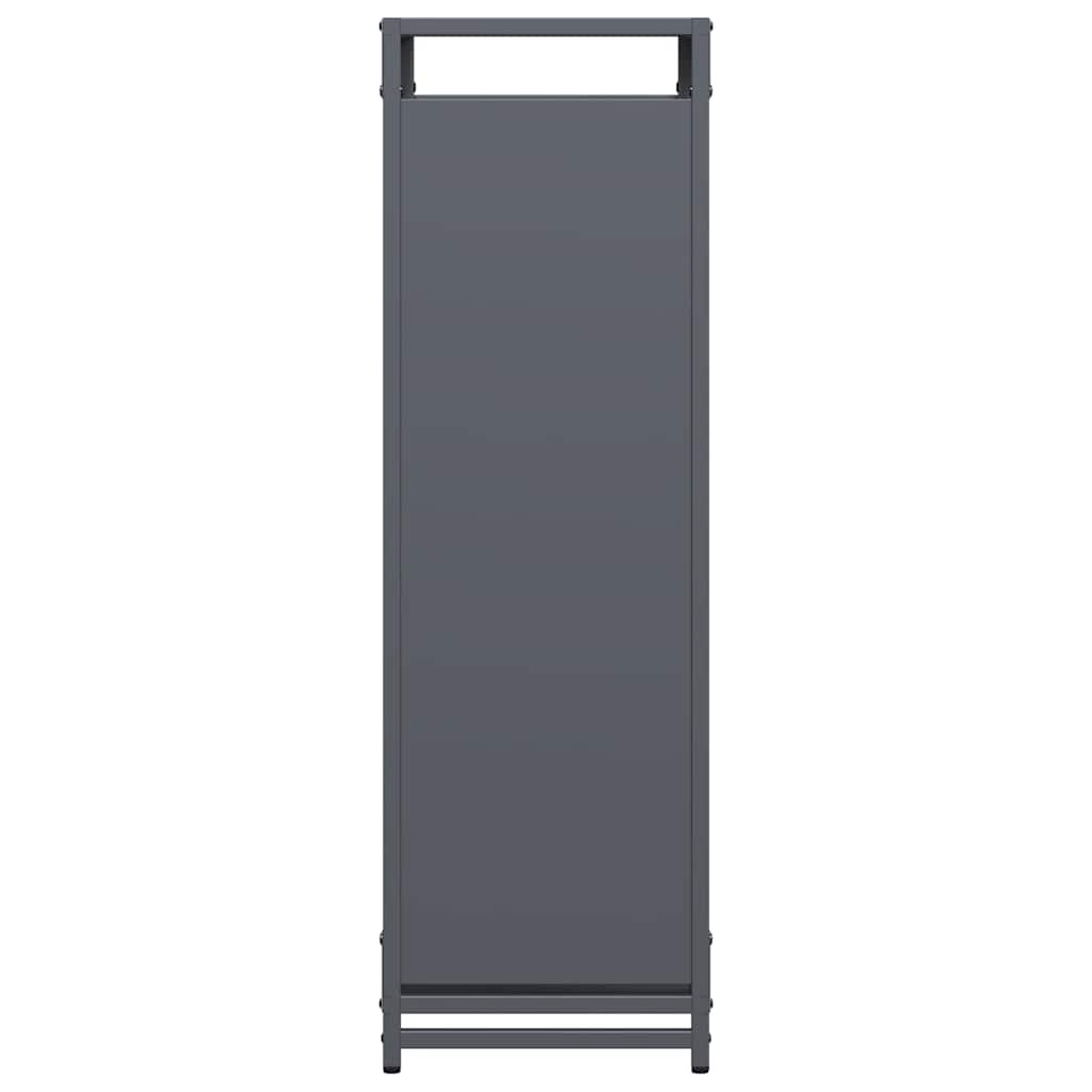 Brandhoutrek 90x28x90 cm koudgewalst staal antracietkleurig