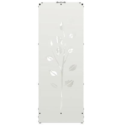 Brandhoutrek 40x30x80 cm koudgewalst staal wit