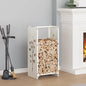 Brandhoutrek 40x30x80 cm koudgewalst staal wit