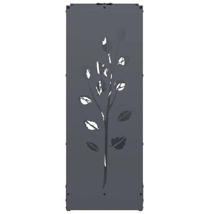 Brandhoutrek 40x30x80 cm koudgewalst staal antraciet
