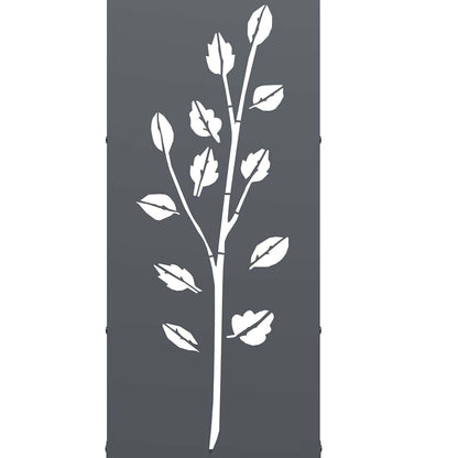 Brandhoutrek 40x30x80 cm koudgewalst staal antraciet