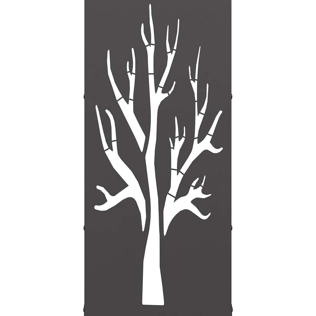 Brandhoutrek 40x30x80 cm koudgewalst staal zwart