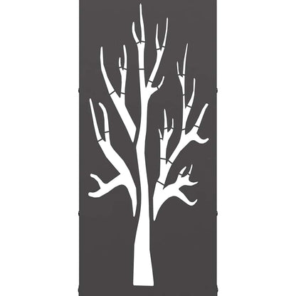 Brandhoutrek 40x30x80 cm koudgewalst staal zwart