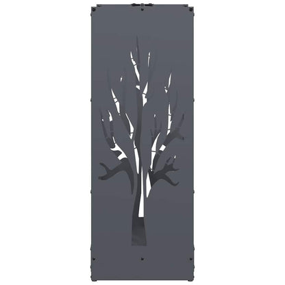 Brandhoutrek 40x30x80 cm koudgewalst staal antraciet
