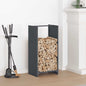 Brandhoutrek 40x30x80 cm koudgewalst staal antraciet