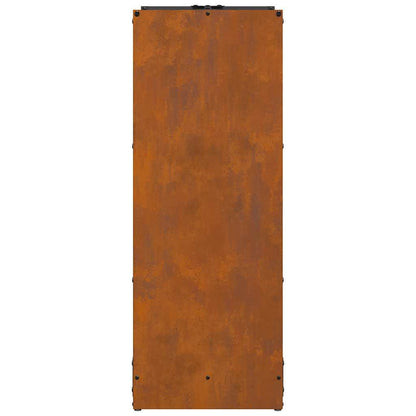 Brandhoutrek 40x30x80 cm weervast staal