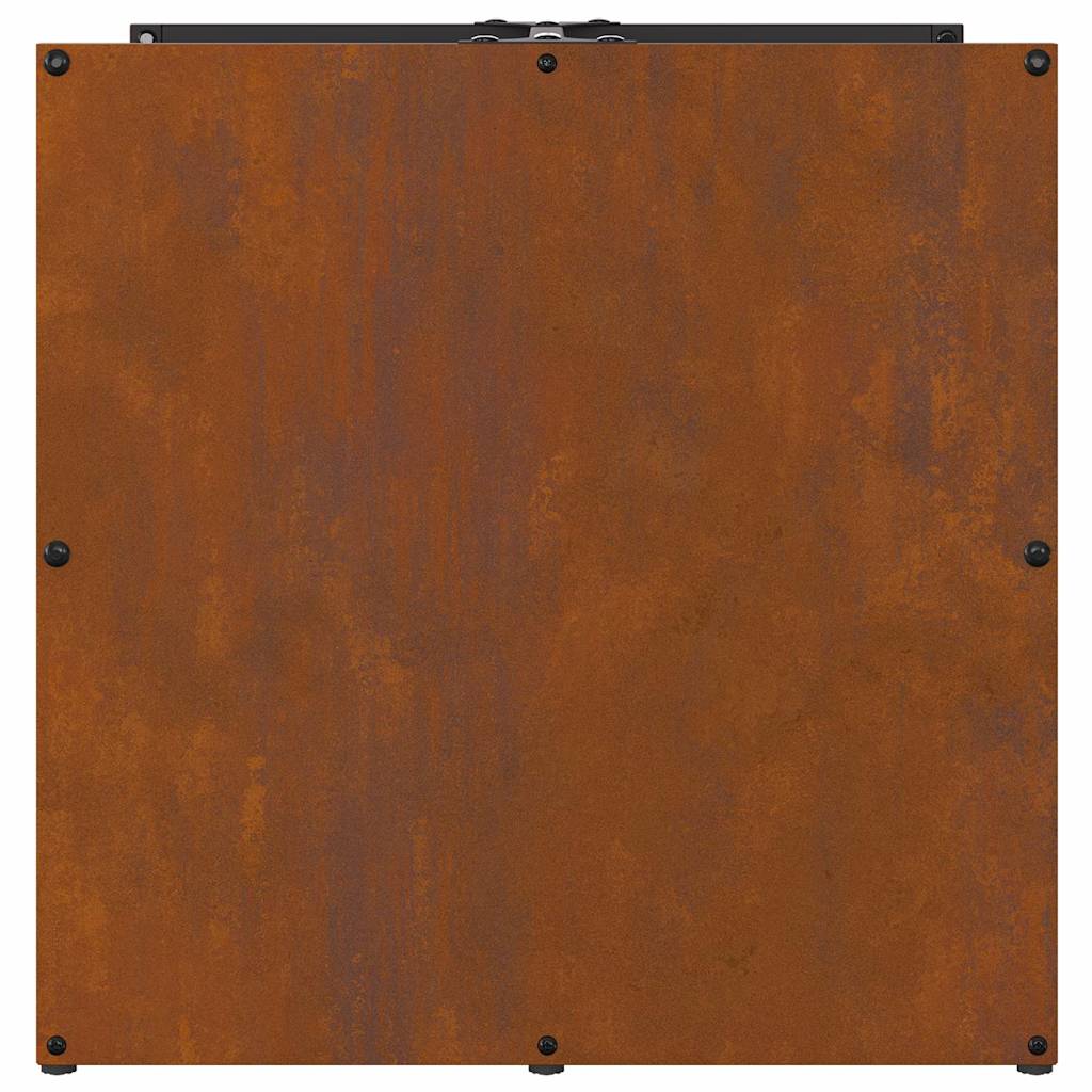 Brandhoutrek 40x40x40 cm weervast staal