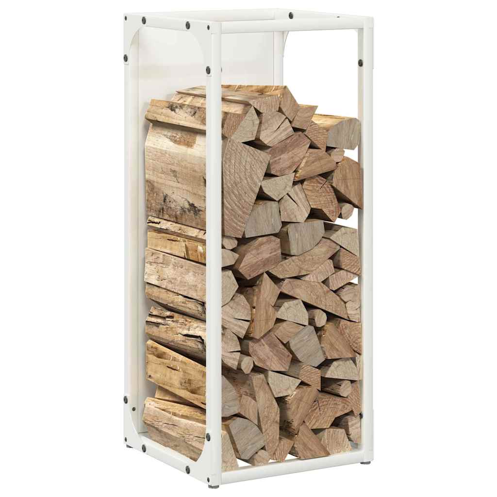 Brandhoutrek 25x25x60 cm koudgewalst staal wit