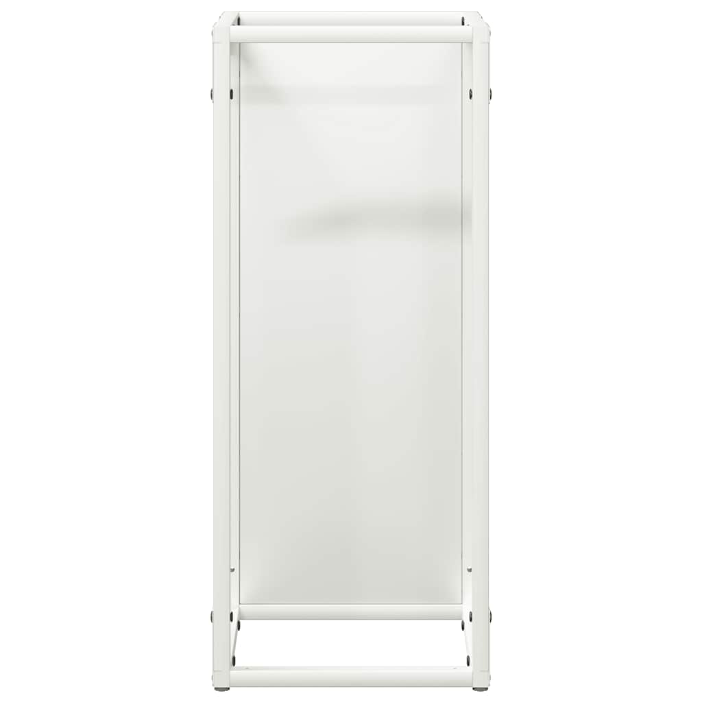 Brandhoutrek 25x25x60 cm koudgewalst staal wit