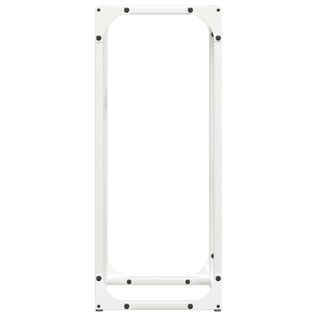 Brandhoutrek 25x25x60 cm koudgewalst staal wit
