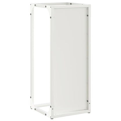 Brandhoutrek 25x25x60 cm koudgewalst staal wit