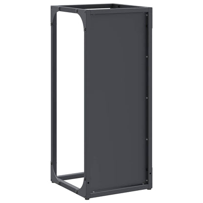 Brandhoutrek 25x25x60 cm koudgewalst staal antracietkleurig