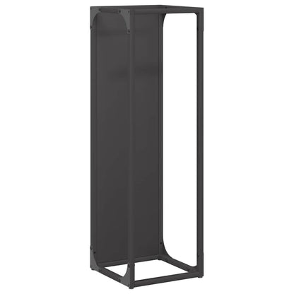 Brandhoutrek 25x25x80 cm koudgewalst staal zwart