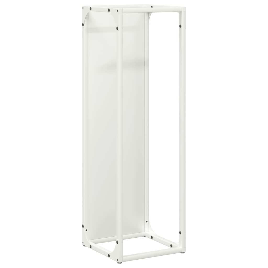 Brandhoutrek 25x25x80 cm koudgewalst staal wit