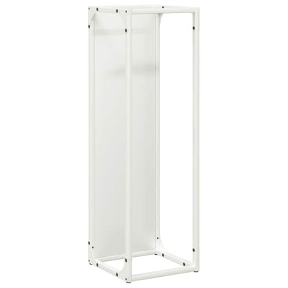 Brandhoutrek 25x25x80 cm koudgewalst staal wit