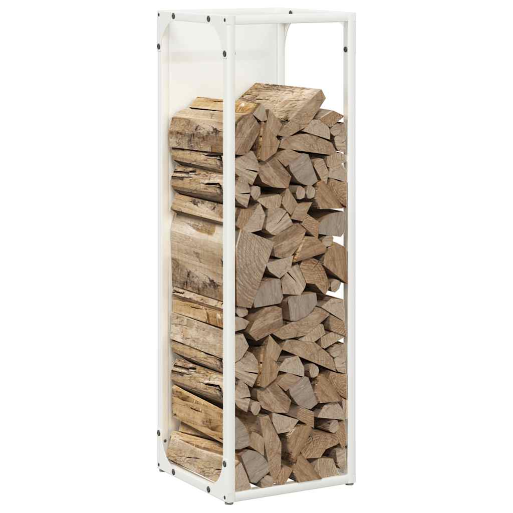 Brandhoutrek 25x25x80 cm koudgewalst staal wit