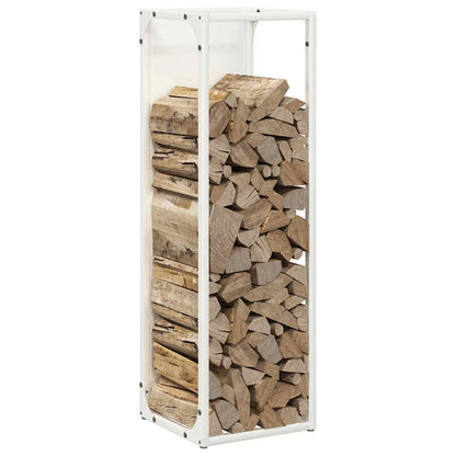 Brandhoutrek 25x25x80 cm koudgewalst staal wit