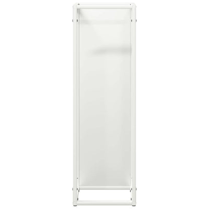 Brandhoutrek 25x25x80 cm koudgewalst staal wit