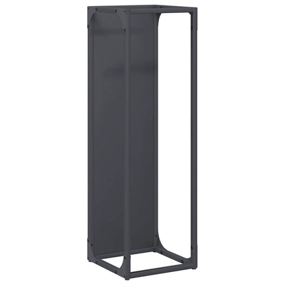 Brandhoutrek 25x25x80 cm koudgewalst staal antracietkleurig