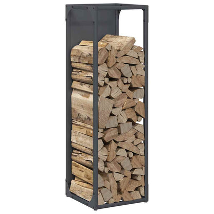 Brandhoutrek 25x25x80 cm koudgewalst staal antracietkleurig