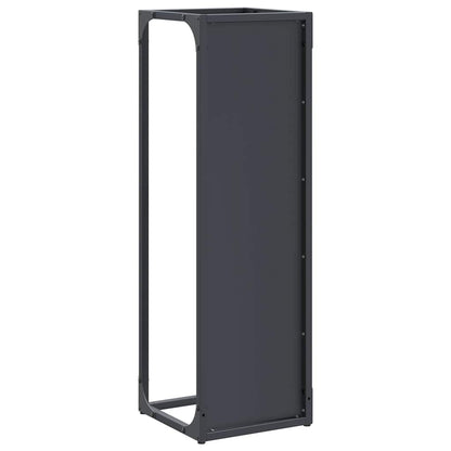 Brandhoutrek 25x25x80 cm koudgewalst staal antracietkleurig