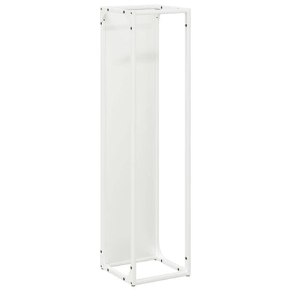 Brandhoutrek 25x25x100 cm koudgewalst staal wit