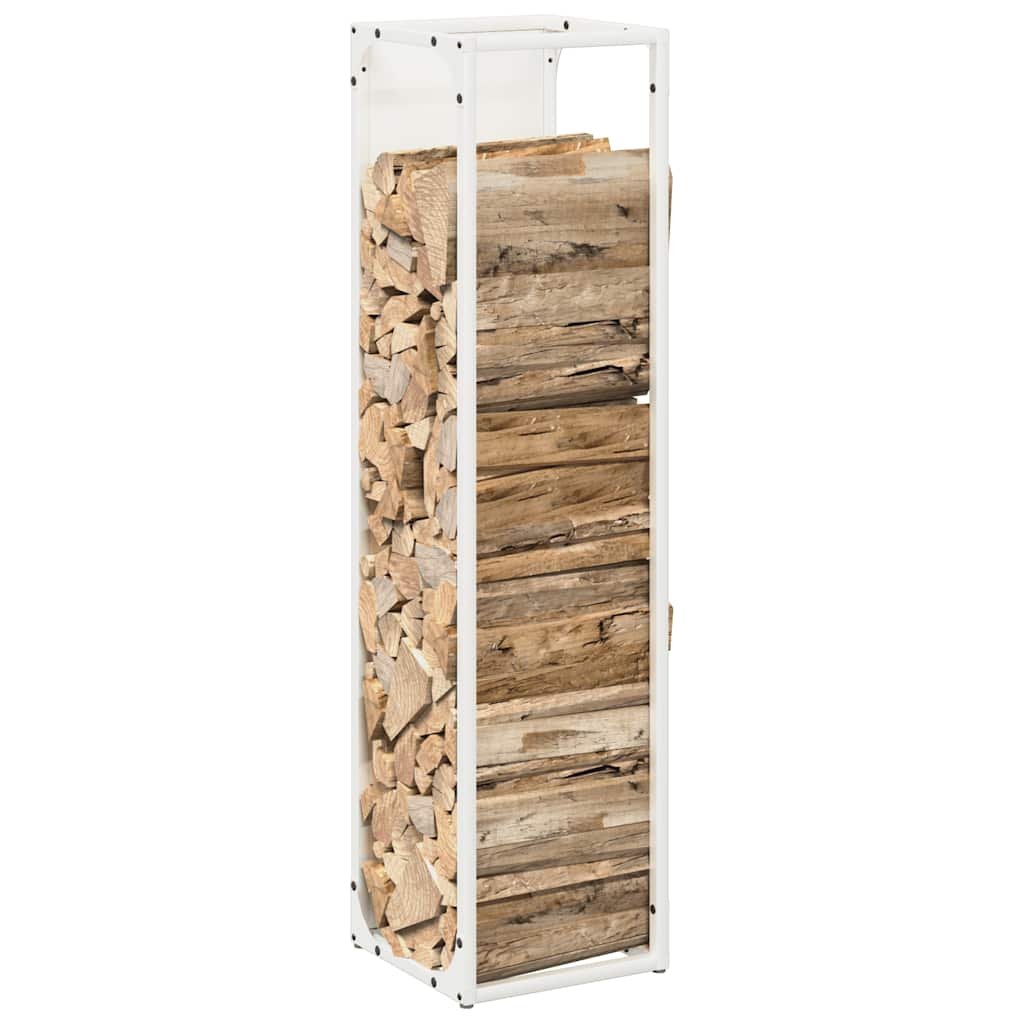 Brandhoutrek 25x25x100 cm koudgewalst staal wit
