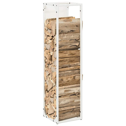 Brandhoutrek 25x25x100 cm koudgewalst staal wit