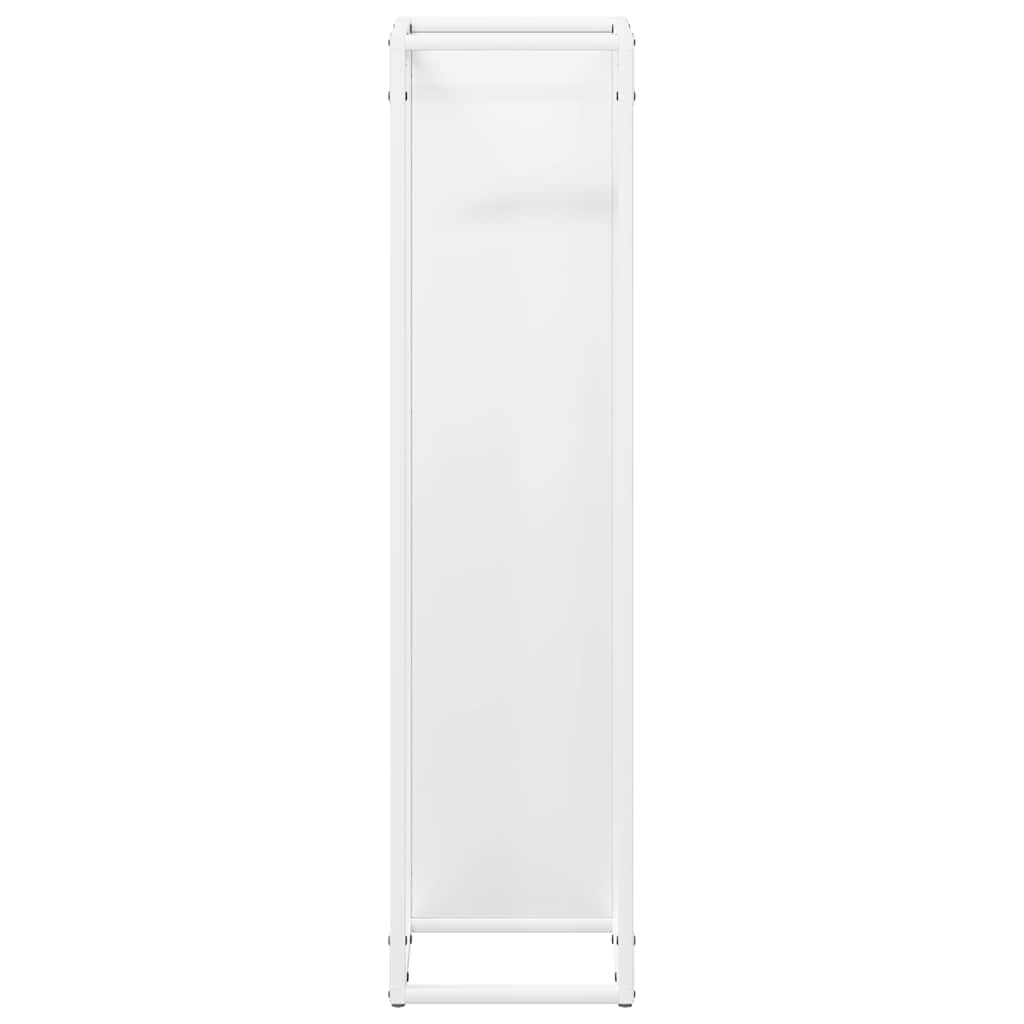 Brandhoutrek 25x25x100 cm koudgewalst staal wit