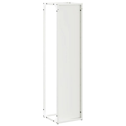 Brandhoutrek 25x25x100 cm koudgewalst staal wit