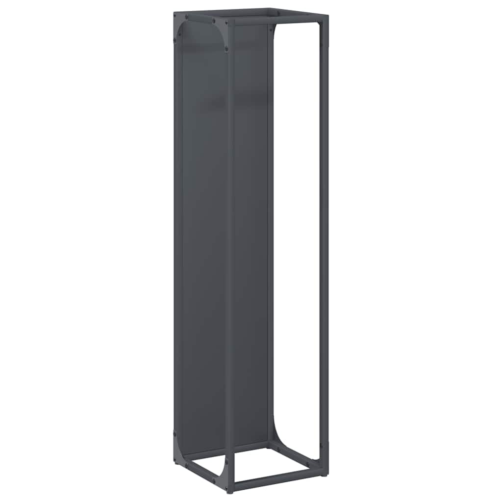 Brandhoutrek 25x25x100 cm koudgewalst staal antracietkleurig