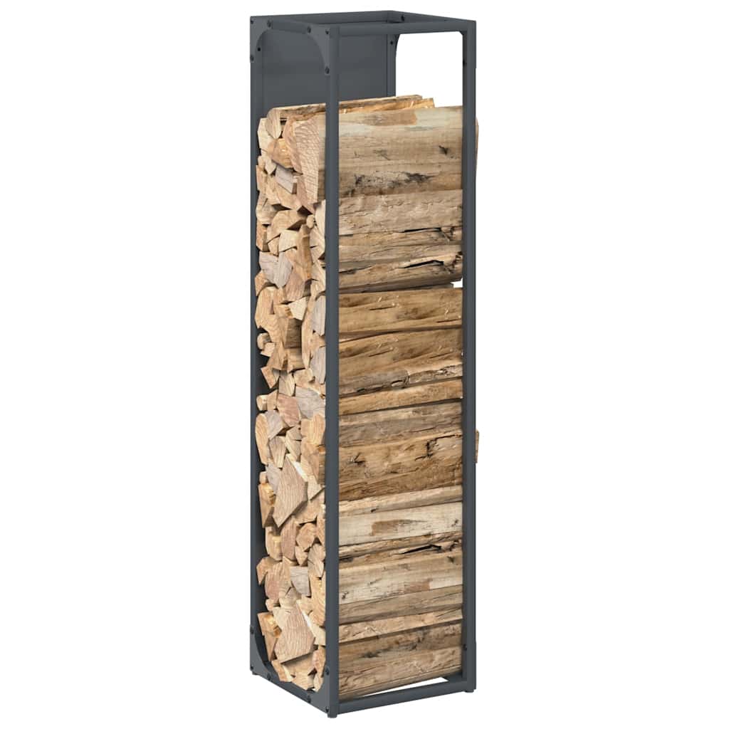 Brandhoutrek 25x25x100 cm koudgewalst staal antracietkleurig