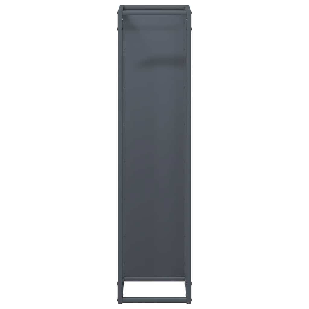 Brandhoutrek 25x25x100 cm koudgewalst staal antracietkleurig
