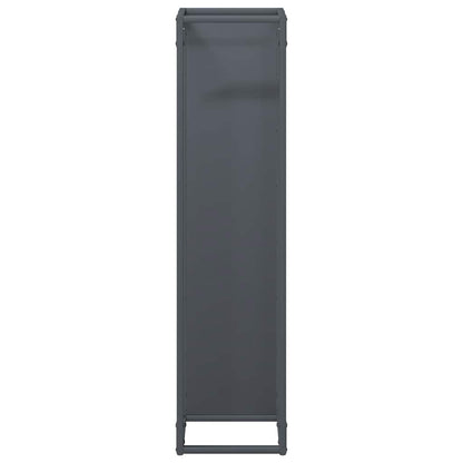 Brandhoutrek 25x25x100 cm koudgewalst staal antracietkleurig