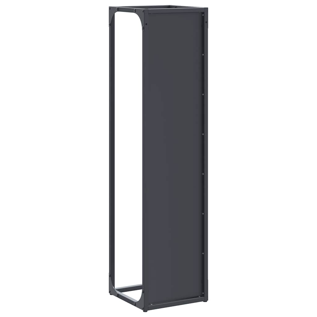 Brandhoutrek 25x25x100 cm koudgewalst staal antracietkleurig