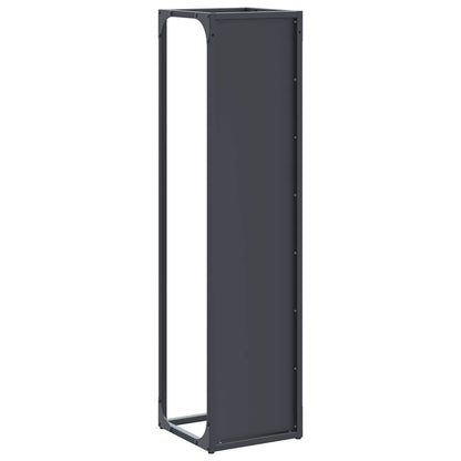 Brandhoutrek 25x25x100 cm koudgewalst staal antracietkleurig