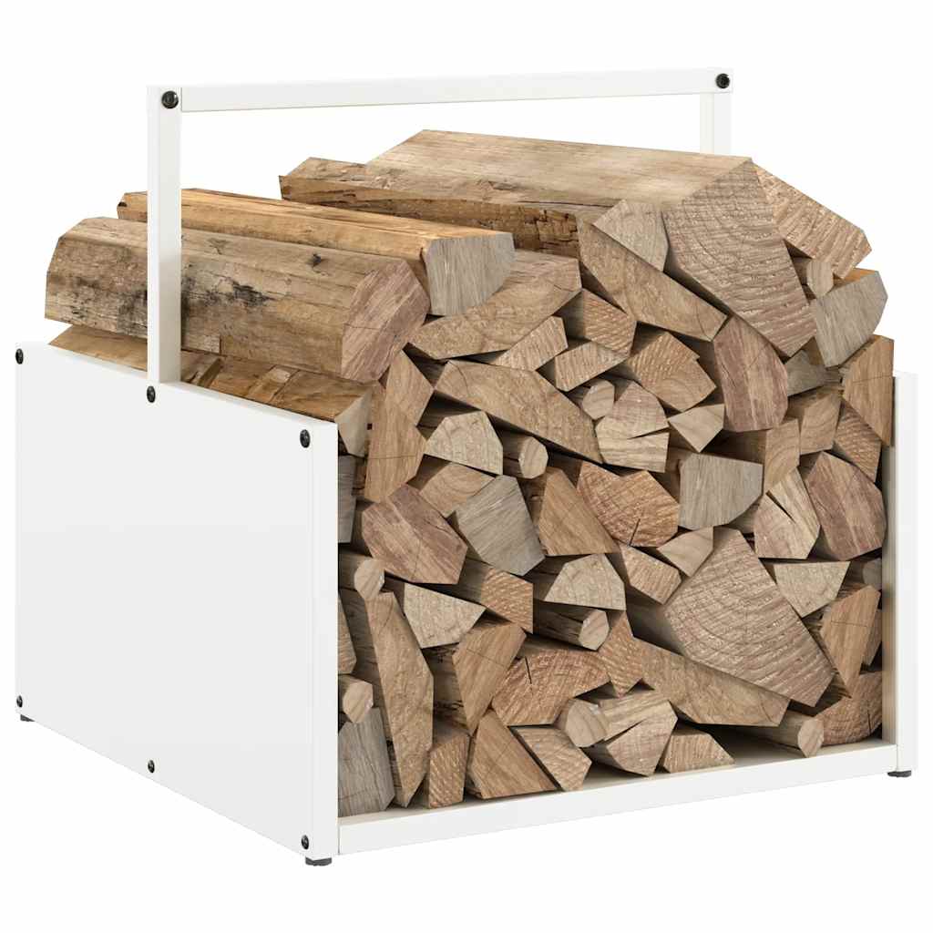 Brandhoutrek 40x40x40 cm koudgewalst staal wit