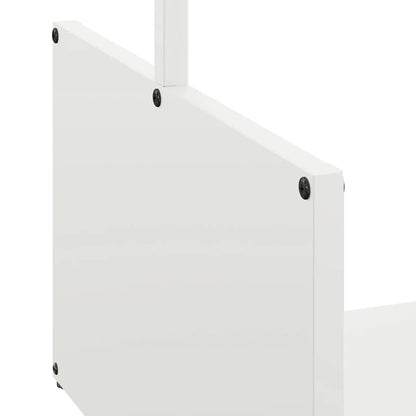 Brandhoutrek 40x40x40 cm koudgewalst staal wit