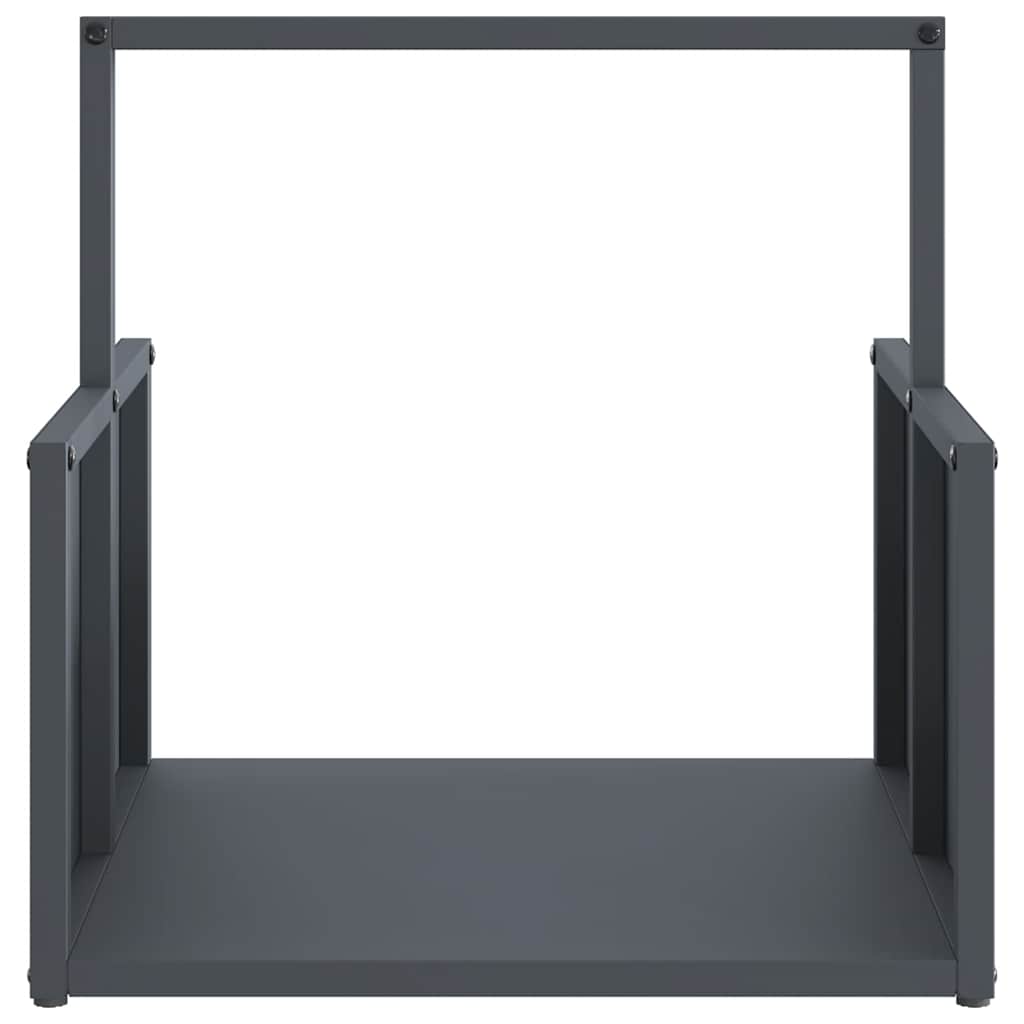 Brandhoutrek 40x40x40 cm koudgewalst staal antracietkleurig