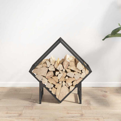 Brandhoutrek 50x25x50 cm koudgewalst staal zwart