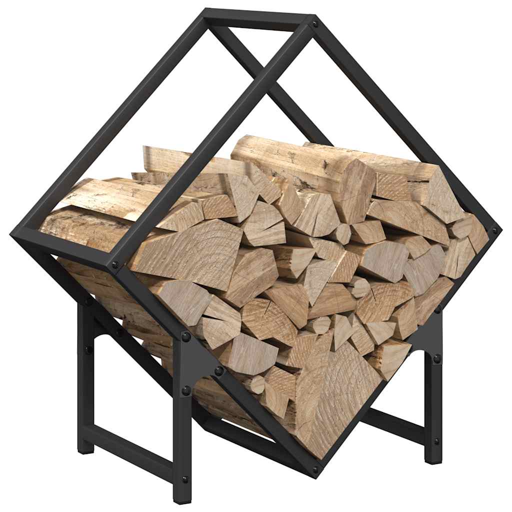 Brandhoutrek 50x25x50 cm koudgewalst staal zwart