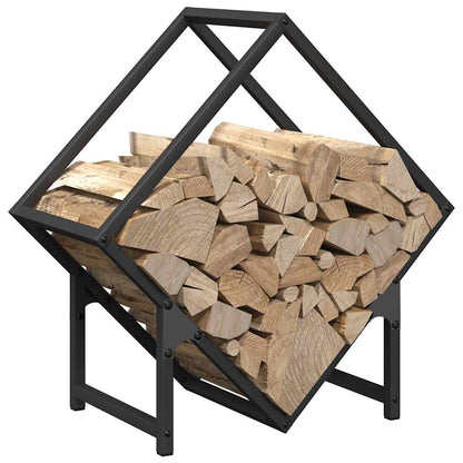 Brandhoutrek 50x25x50 cm koudgewalst staal zwart