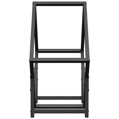 Brandhoutrek 50x25x50 cm koudgewalst staal zwart