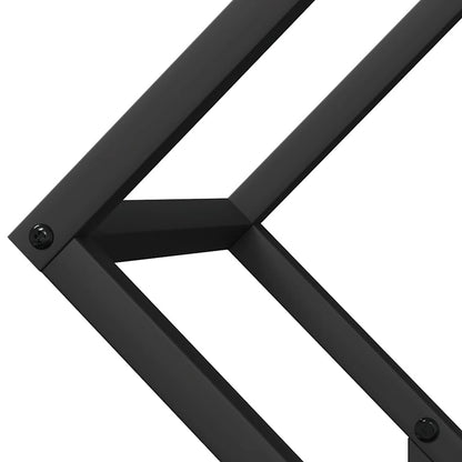 Brandhoutrek 50x25x50 cm koudgewalst staal zwart
