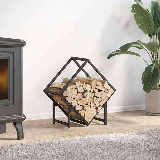 Brandhoutrek 50x25x50 cm koudgewalst staal zwart