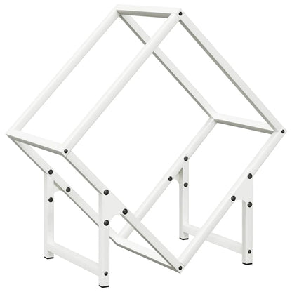 Brandhoutrek 50x25x50 cm koudgewalst staal wit